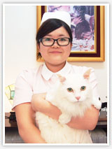 動物看護士　津田　真理子の写真