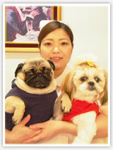 動物看護師　下平　涼子の写真